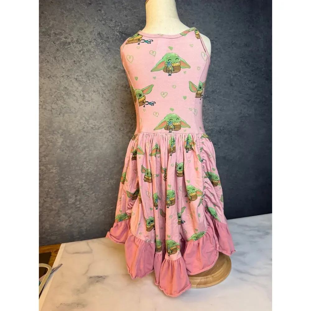 2 Girls' size 4 boutique dresses, Placard Originals. Star Wars inspired